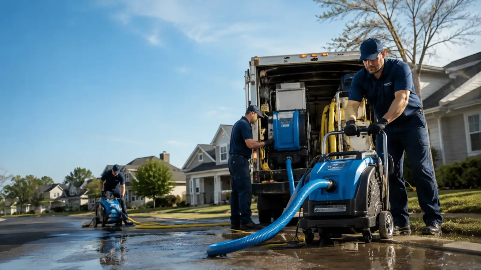 Flood Damage Cleanup in Hamshire, TX